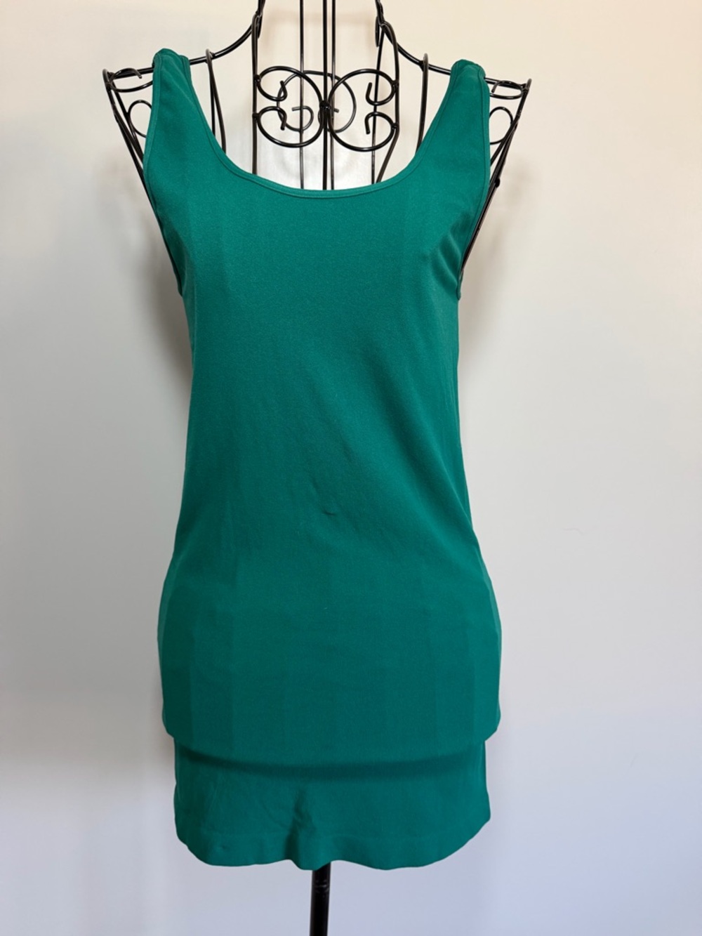 Green Scoop Neck‎ Tank body shaper